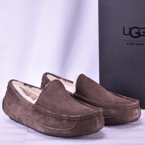 UGG Other - Men's UGG Ascot Espresso Moccasin Slippers